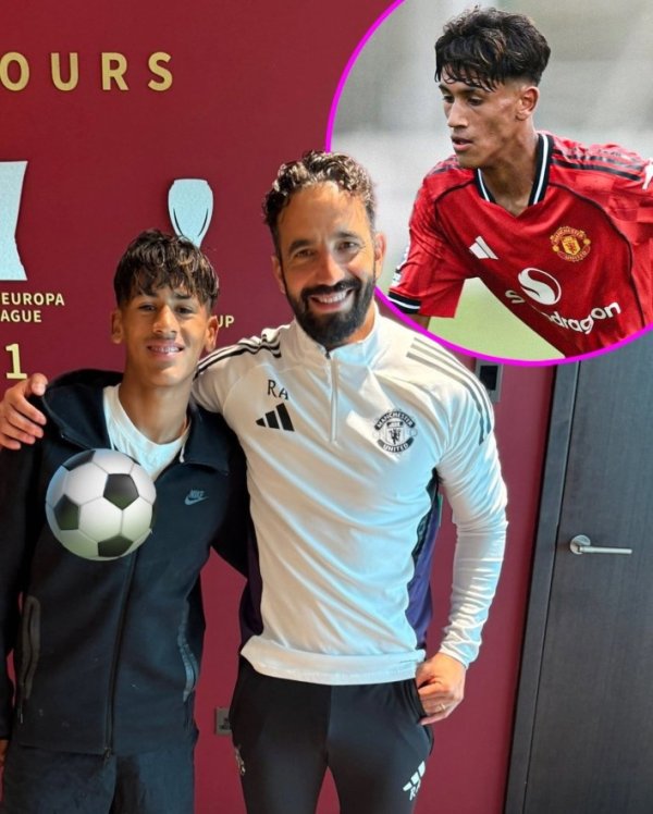 A bright future! BBC: This season, Manchester United 14-year-old Gabriel will train with the first team